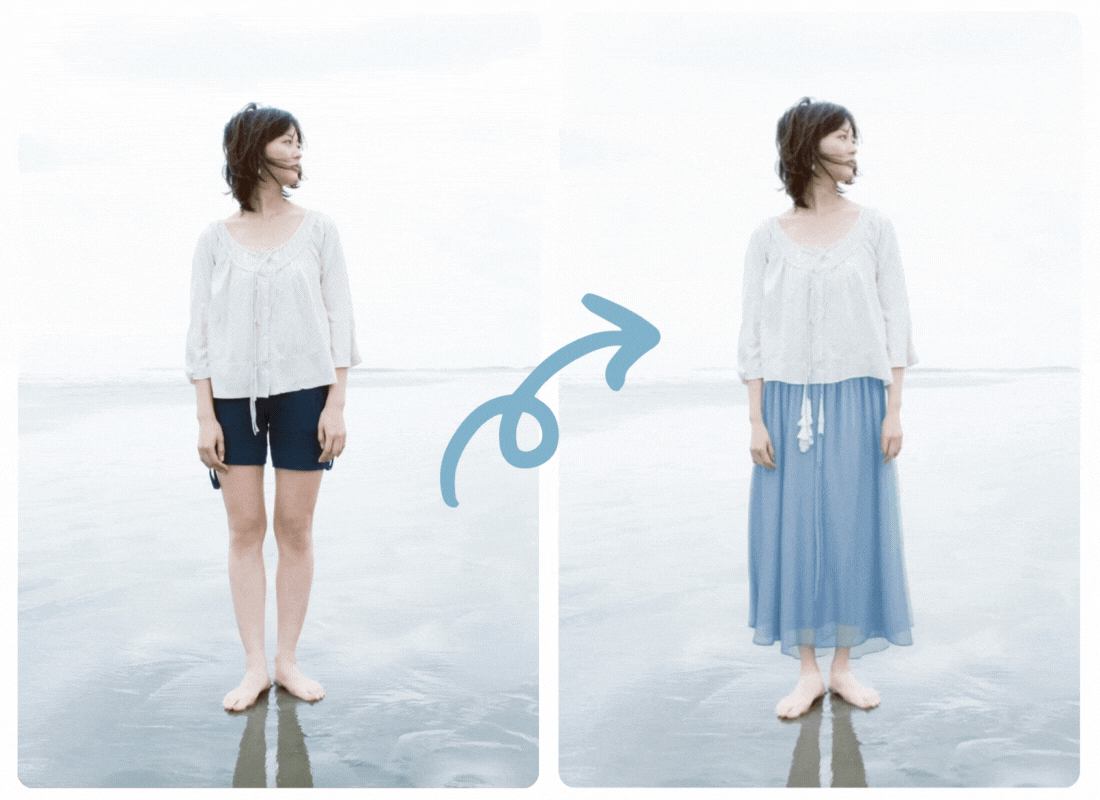 ai換衣服模擬穿搭